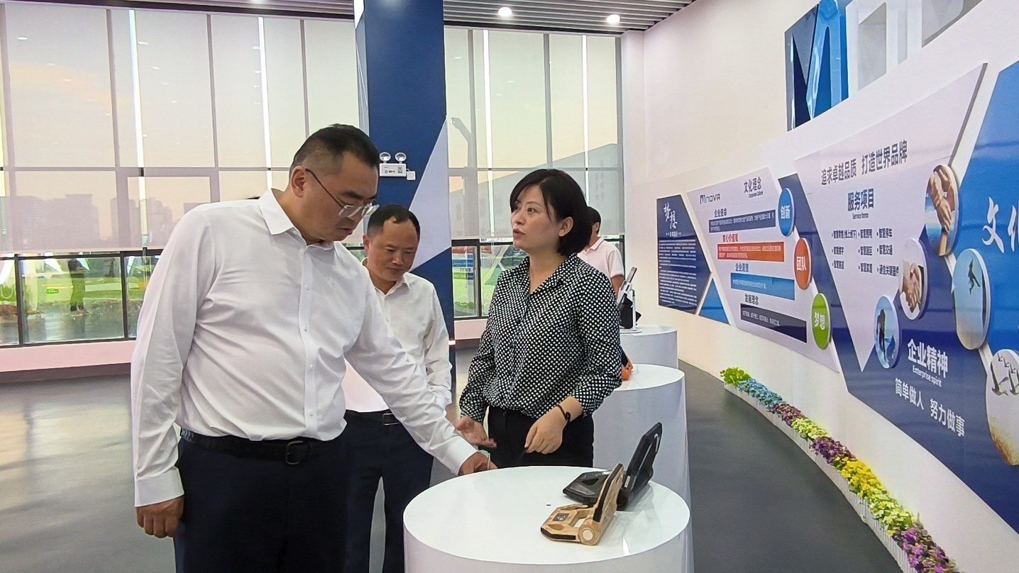 2023年8月10日，安旅集團董事長吳宏建到成威科技調研